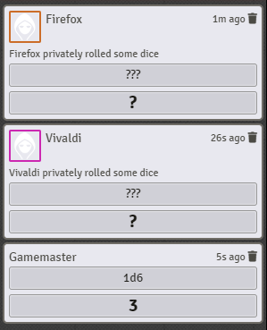 How auction rolls appear